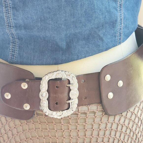 VINTAGE - Authentic 100% Leather Hippie Belt from Ibiza, Circa 1960s main image 8